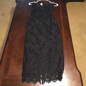 Gimme sax black size 4 lace dress
