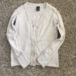 Cream color cardigan