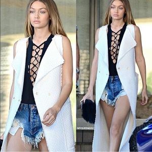 NWT LF LACEUP BODY SUIT