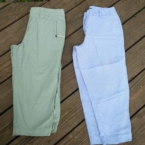 Bundle of 2 soft,  lightweight capris.