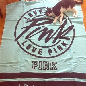 Victoria's Secret Large Aqua beach blanket