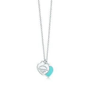 TIFFANY & CO. Double Heart Tag Pendant 💙💙