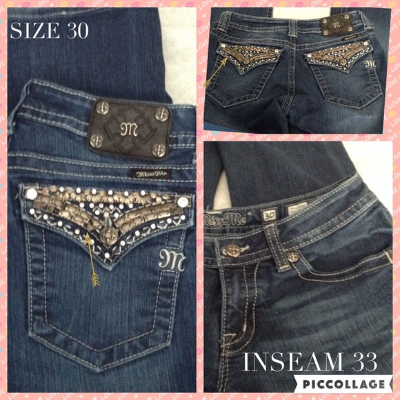 Miss Me size 30 inseam 33