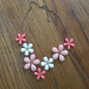 Pink statement necklace