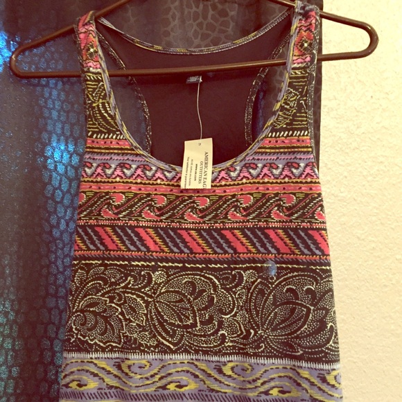 Tribal print, tank maxi dress