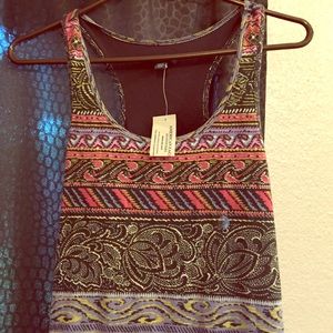 Tribal print, tank maxi dress