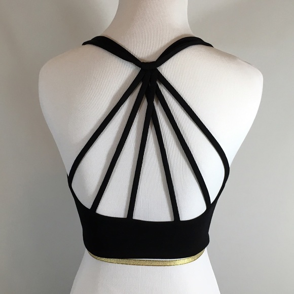Black Caged Bra - Picture 4 of 5