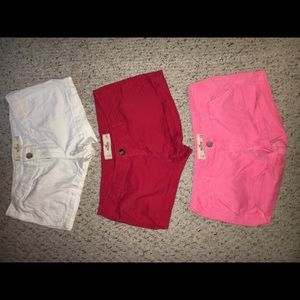 Hollister colored shorts
