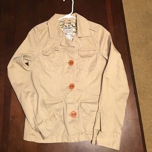 Womans old navy tan jacket size s