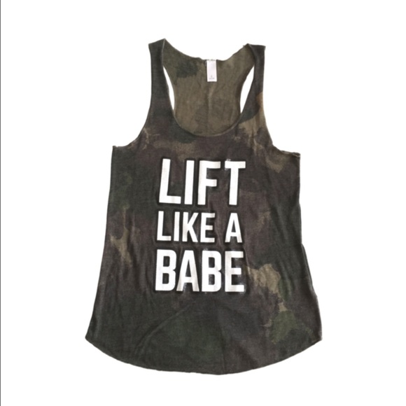 Barbell Babes Tops - 🆕 Barbell Babes Camo CrossFit Workout Tank XL
