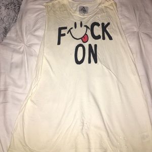 UNIF "Fuck On" muscle tee