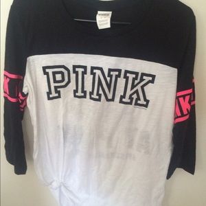 Victoria's Secret PINK T-Shirt 3/4 length sleeves