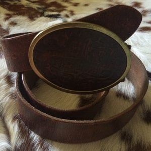 Vintage guess sz34 leather belt