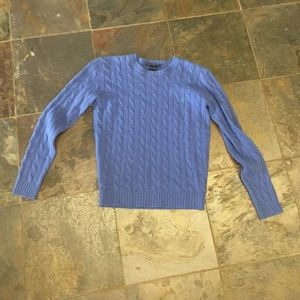 Ralph Lauren 100% lambs wool xs cable knit sweater