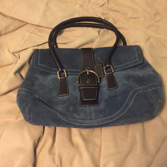 Coach suede purse