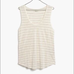 Madewell scoop tank top- worn once!