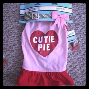 Martha Stewart Dog Shirt and Collar