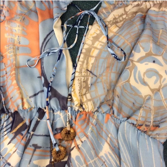 La Rok Abstract Silk Dress - Picture 2 of 2