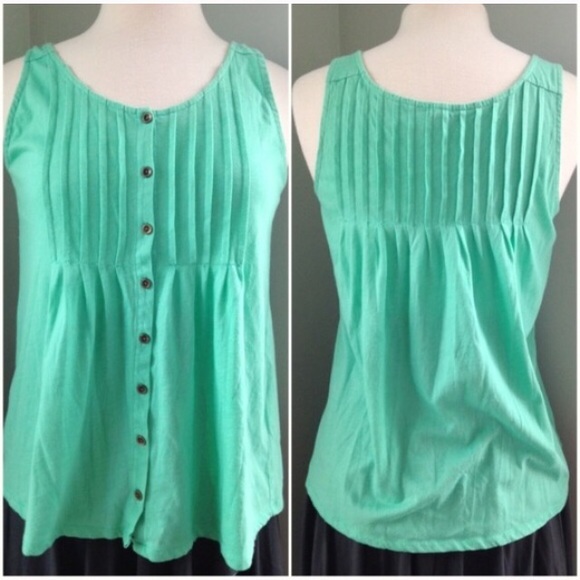 J. Crew Tops - J Crew Button Up Tank