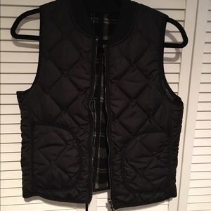 Black vest reversible