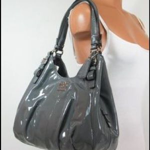 Patent leather Coach bag