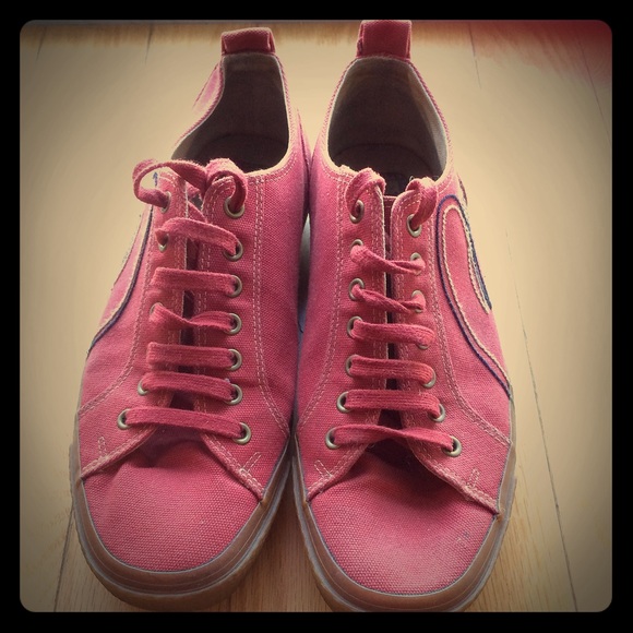 Paul Smith red sneakers (Size US 9)