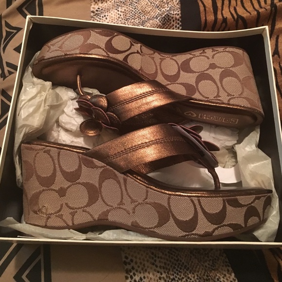 Cute coach sandals