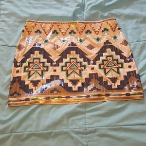 Sequin skirt