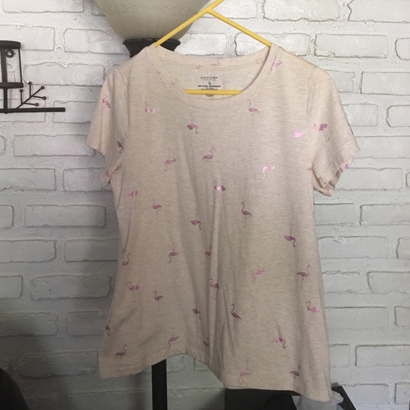 Cute Sonoma Flamingo tee