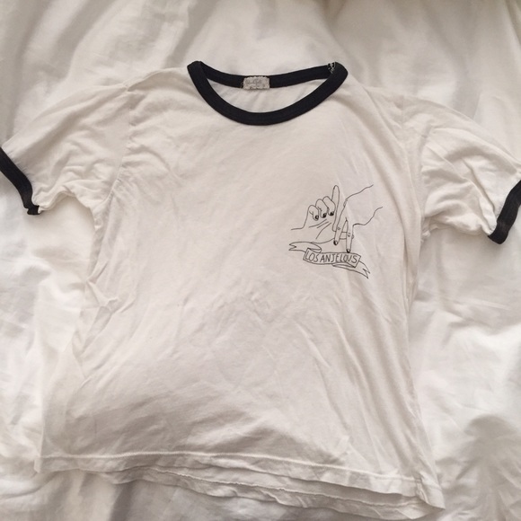 Brandy cropped tee