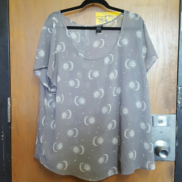 Back Button Up Blouse