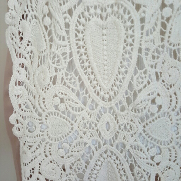 🌺Price Drop🌺Lace crochet back dark nude swing - Picture 4 of 4