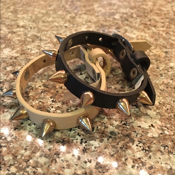Gold Stud Bracelet Set