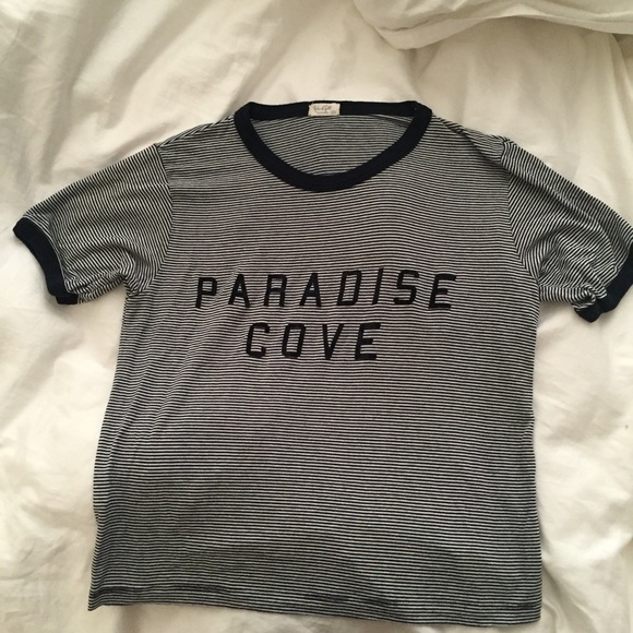 Brandy cropped tee