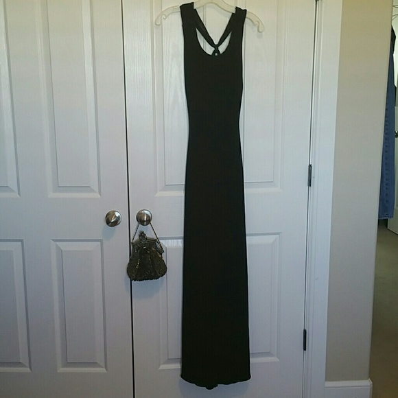 Armani collezioni long black classic gown
