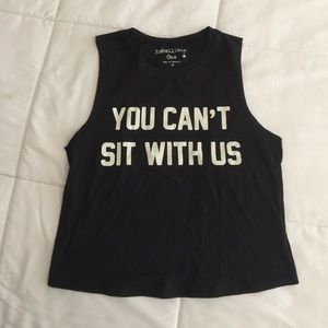 Rebellious One "You Can't Sit With Us" Tank Top