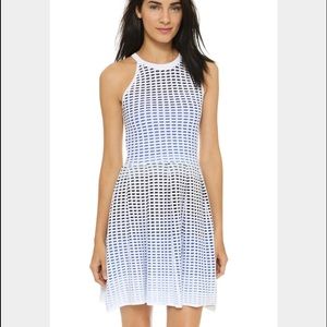 NWT Parker Lorraine Square-Print Knit Dress