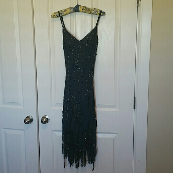 Sure Wong beaded dressy cocktail dress