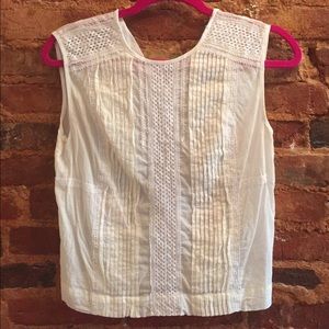 Jcrew cream/white colored tank