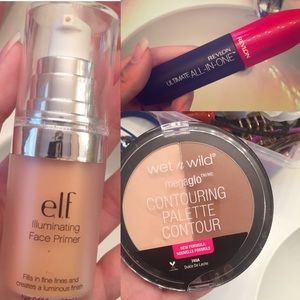 Primer, mascara, and contour palette, bundle!