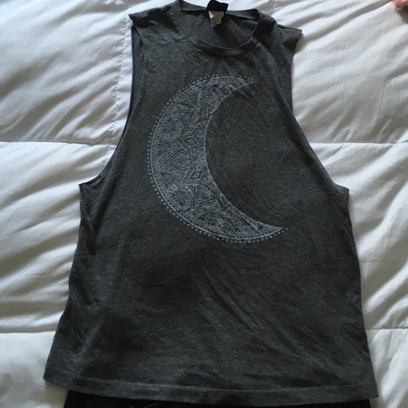 Crescent Moon Muscle Tank