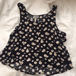 Daisy flowy tank top