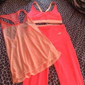 3 piece Hollister workout set, read details