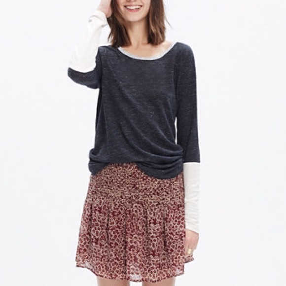 Madewell Tops - Madewell Linen Raglan Tee