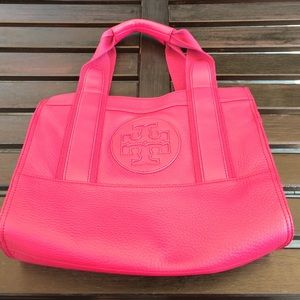 TORY BURCH - MINI TORY TOTE - MAGENTA
