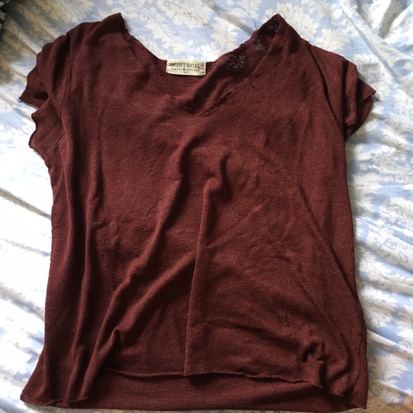 Urban Outfitters maroon tshirt