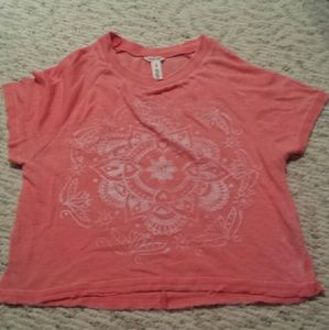 Flowered Crop Top