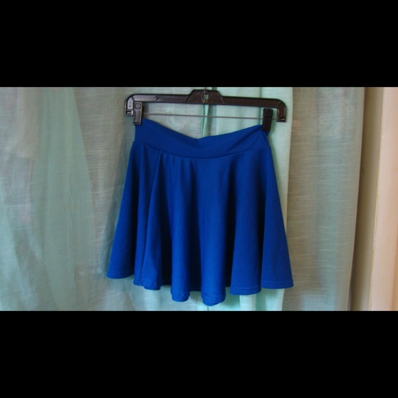 Blue skirt