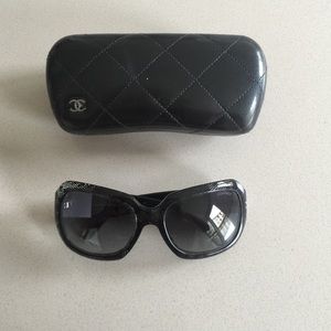 Chanel lace sunglasses