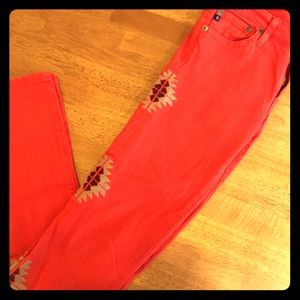 AG Women's Santa Fe Skinny Fit Legging Jean sz 26